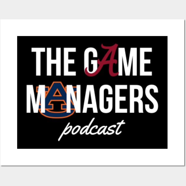 The Game Managers Podcast Alternate Logo Wall Art by TheGameManagersPodcast